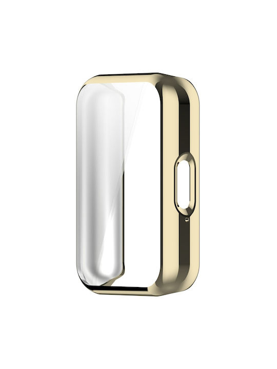 Θήκη 2σε1 Προστατευτικό Οθόνης Xiaomi Redmi Watch 3 Lite Watch 3 Active Χρυσή Θήκη 2σε1 Προστατευτικό Οθόνης Xiaomi Redmi Watch 3 Lite Watch 3 Active Χρυσή