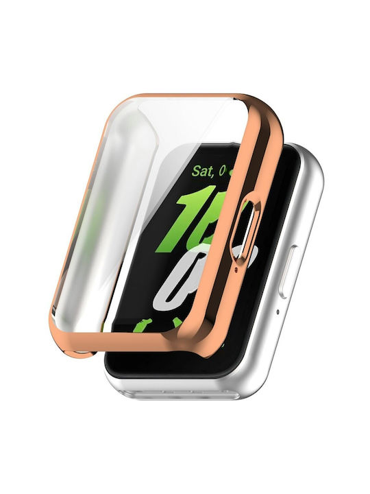 2-in-1 Protective Screen Case for Xiaomi Redmi Watch 3 Lite Watch 3 Active Rose Gold