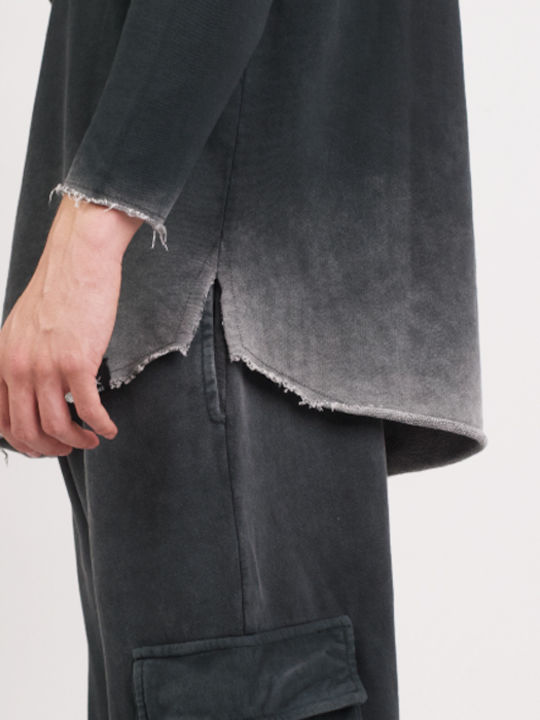 Sweatshirt with Hood Gray