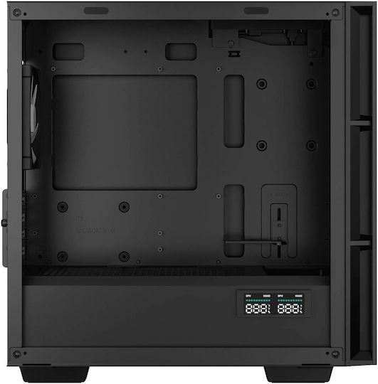 Deepcool CH360 Digital Gaming Micro Tower Κουτί Υπολογιστή με Πλαϊνό Παράθυρο Μαύρο