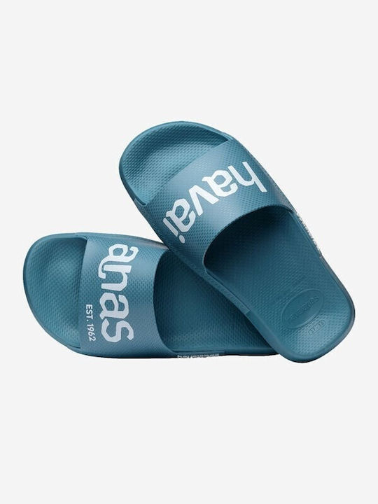 Classic Logomania Men's Slides Blue