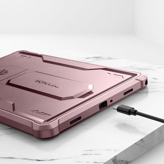 Verstärktes Etui Galaxy Tab A9+ Plus Dexnor Ganzkörper Pink