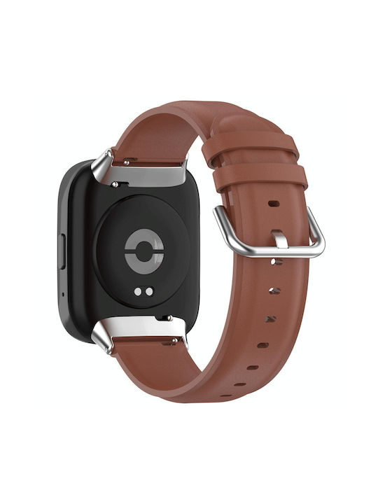 Redmi Watch 3 Lite Watch 3 Active Leather Replacement Watch Band Brown
