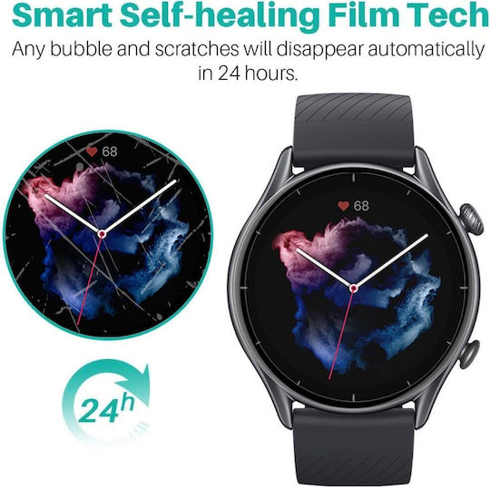 Curved 3d Composite Material Soft Film Screen Protector Amazfit Gtr 3