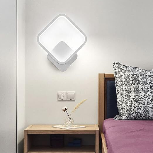 Zola Осветително тяло За стена LED Бял 22.5x22.5x5.5см. Zola Осветително тяло За стена LED Бял 22.5x22.5x5.5см.