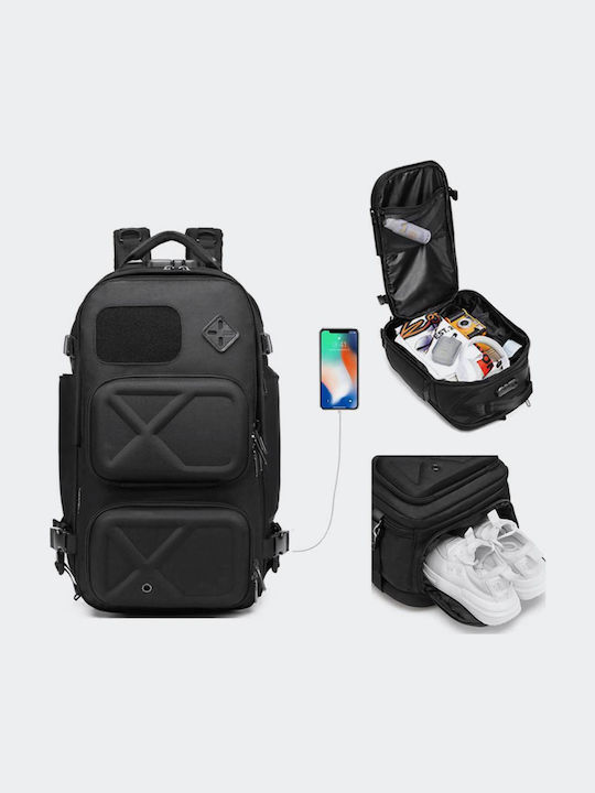 Ozuko Backpack Αδιάβροχο 42.5lt Μαύρο