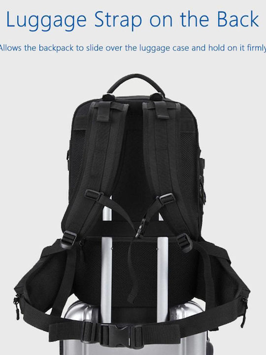 Ozuko Backpack Αδιάβροχο 27.26lt Μαύρο