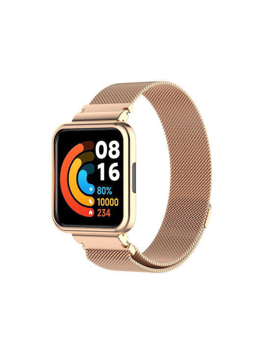 Xiaomi Redmi Watch 2 Lite International Version Metal Watch Frame Rose Gold