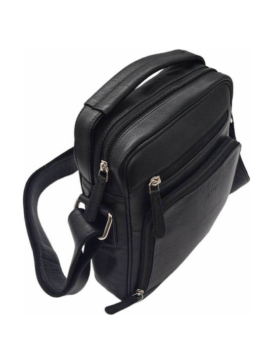 Leather Men's Bag Shoulder / Crossbody Black
