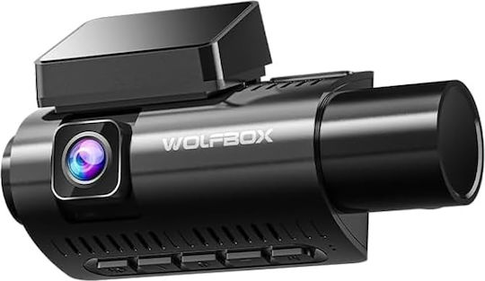 Wolfbox i07 Set Cameră DVR Auto 1440P cu Ecran de 3" Wi-Fi, GPS și Cameră pentru Marșarier