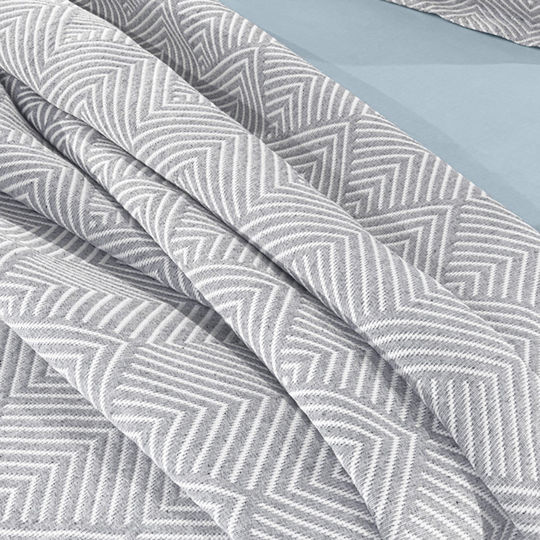 Guy Laroche Tetris Super-Queen 245x260cm Silber