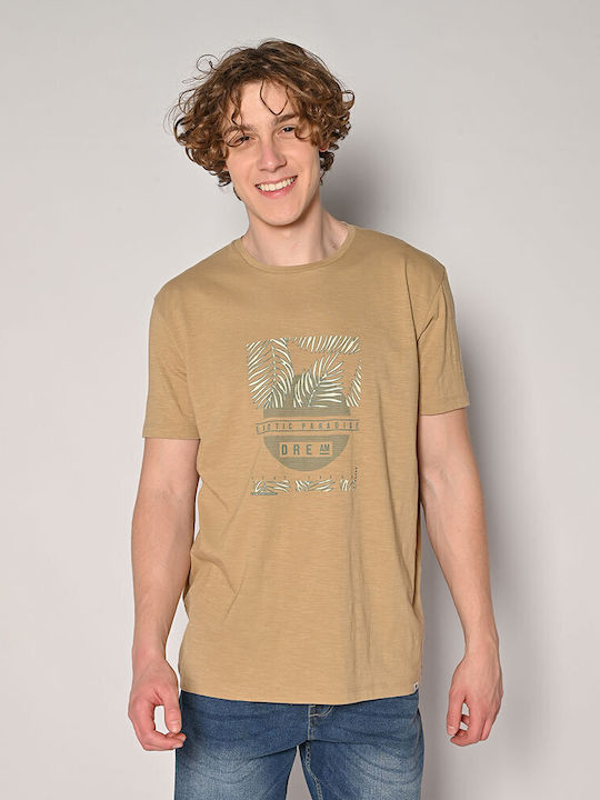 Camaro Men's Short Sleeve T-shirt Beige