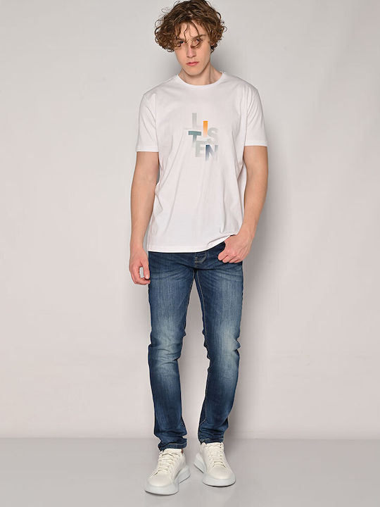 Camaro Herren T-Shirt Kurzarm Weiß