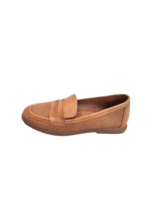 Pyramis 24Y101290 Leather Women's Moccasins Camel