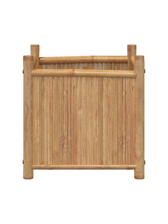 vidaXL Planter Box Bamboo Bamboo 50x50x50cm.