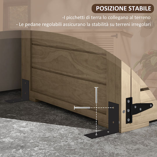 Dulap cu două uși Lemn cu 2 Rafturi 75x50x111cm