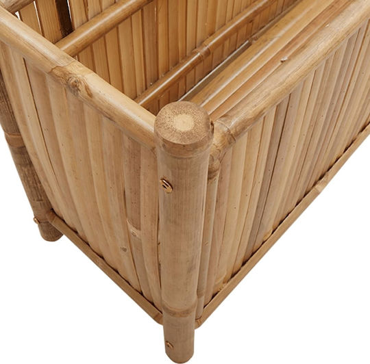 Ζαρντινιέρα 100x30x50 Εκ Μπαμπού Καφέ 100 X 30 X 50 Cm