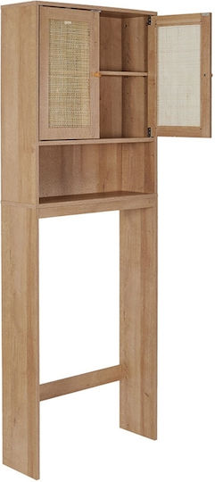 The Home Deco Factory Επιδαπέδια Ραφιέρα Μπάνιου Ξύλινη 60x20x166cm