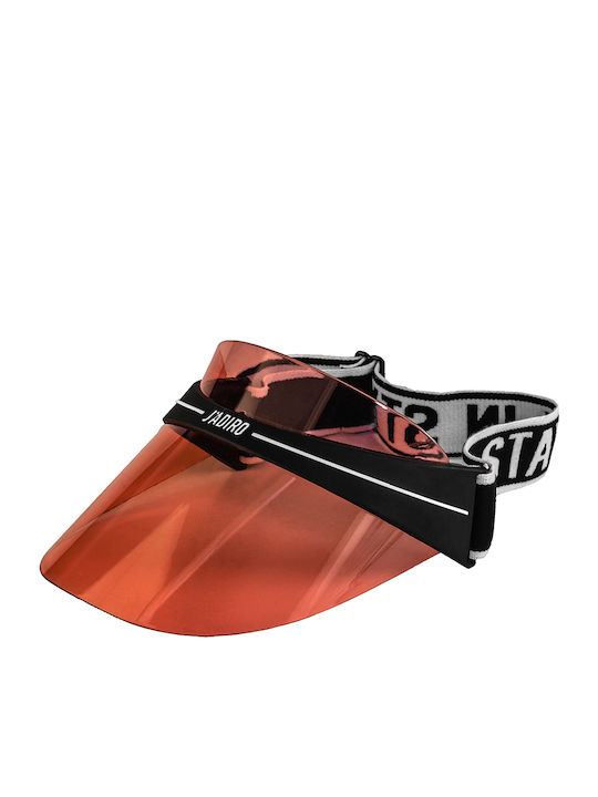 Brims and Trims Plastic Women's Visor Hat Red