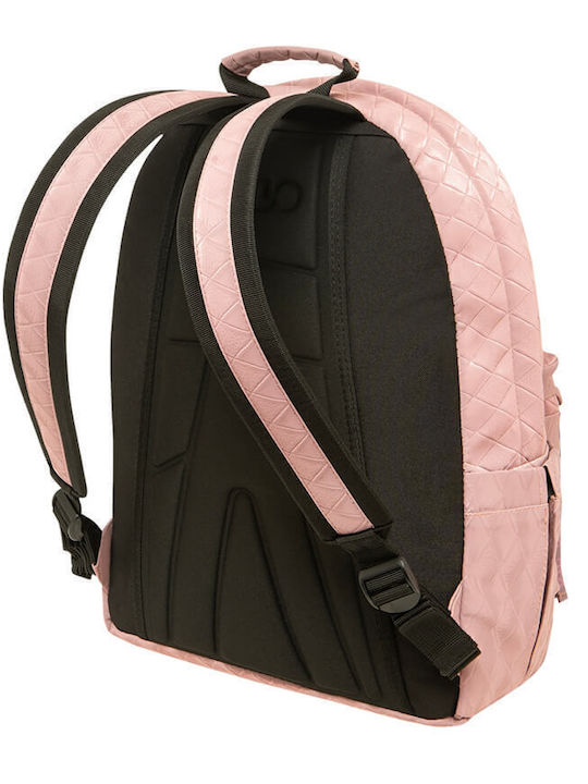 Leder Damentasche Rucksack Rosa