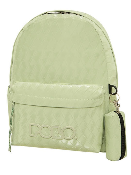Zucchero De piele Geantă de damă Rucsac Verde