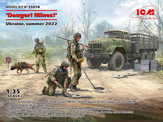 Icm 'danger Mines!' Ukraine Summer 2022 In 1:35