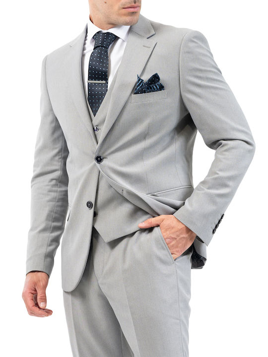 Vittorio Artist Men's Suit Grey