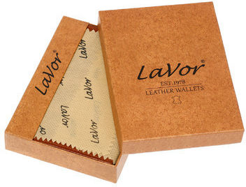 Lavor Leather Tobacco Pouch 1-30112 With Magnetic Clasp 16.5x7.5cm Brown