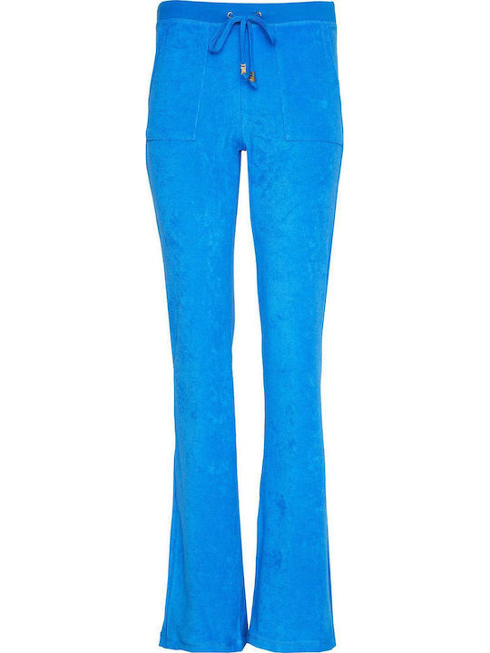 New Era Pantaloni de Trening cu pantaloni evazati Albastru