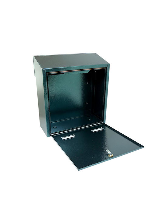 Damech Cutie Poștală pentru Exterior Inox în Culoarea Verde 37.5x17.5x40cm