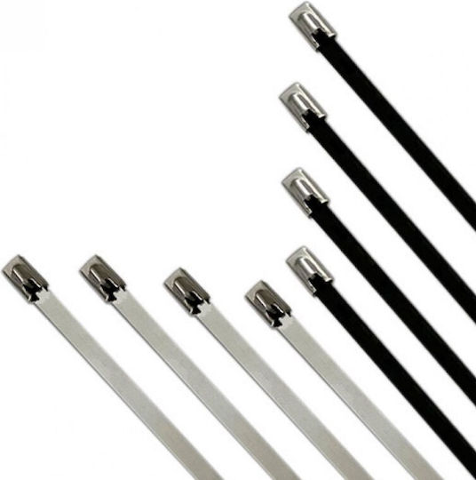 Δεματικά Καλωδίων Πλαστικά 350mmx7.9mm σε Ασημί χρώμα (20τμχ) (28930-146)