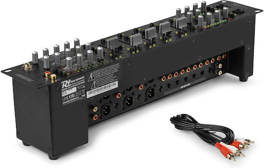 Power Dynamics Pdzm800 Rack Mount Audio Mixer Installation with 7 Channels and 3 Matrix Zone Outputs