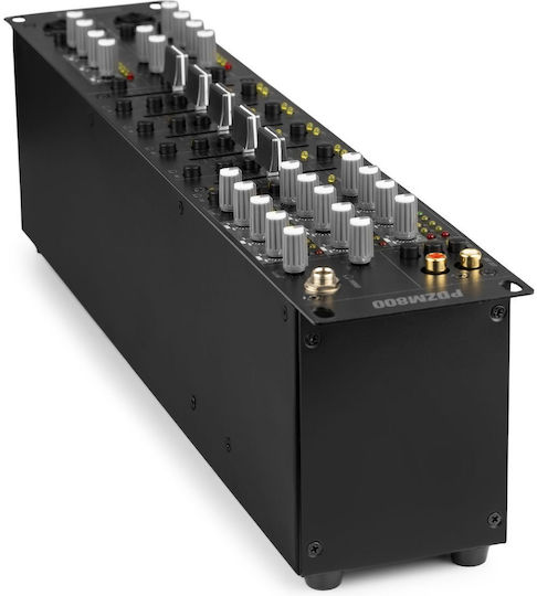 Power Dynamics Pdzm800 Rack Mount Audio Mixer Installation with 7 Channels and 3 Matrix Zone Outputs