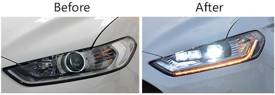 Lumini frontale pentru Ford Mondeo 13-16 2buc