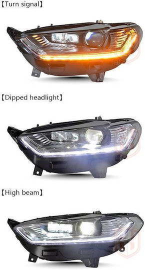 Lumini frontale pentru Ford Mondeo 13-16 2buc