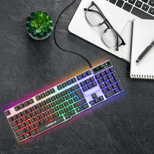 E203-2 Gaming Tastenfeld mit RGB-Beleuchtung (Englisch US)