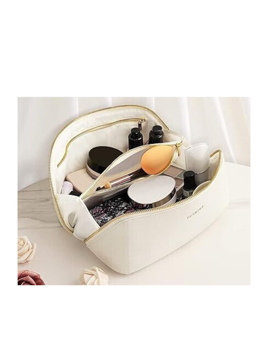 Toiletry Bag Cosmetic in White color