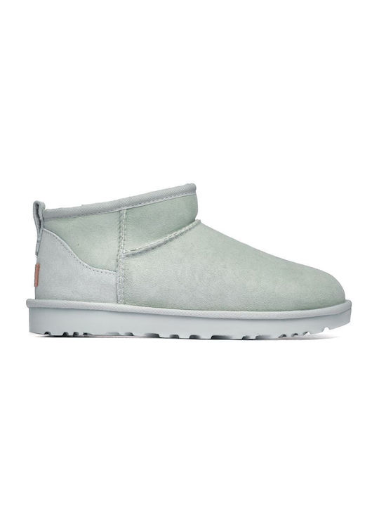 Ugg Australia Classic Ultra Mini Damen Knöchelstiefel Weiß