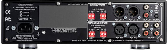 Violectric Hpa V550 Pro HPAV550-PRO Επιτραπέζιος Αναλογικός Ενισχυτής Ακουστικών Καναλιών