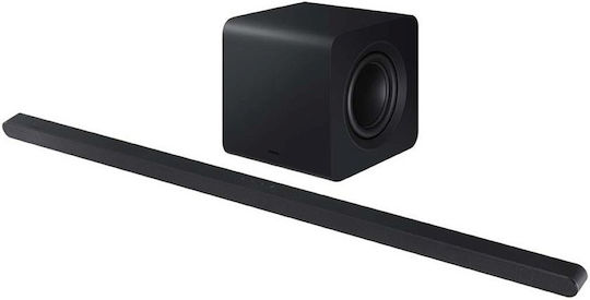 Samsung Soundbar 3.1.2 Bluetooth, HDMI και Wi-Fi 330W με Τηλεχειριστήριο Μαύρο HW-S800D/EN