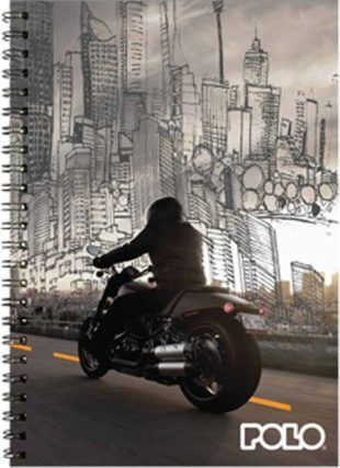 Polo Spiral Notebook Ruled 120 Sheets Dino 1pcs (Μiscellaneous Designs)
