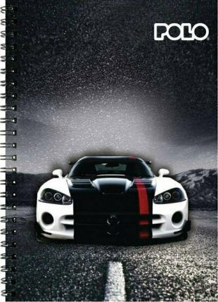 Polo Spiral Notebook Ruled 120 Sheets Dino 1pcs (Μiscellaneous Designs)