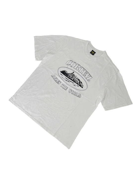 Kurzarmbluse White