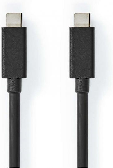 Nedis USB 2.0 Cable USB-C Male - USB-C Black 1m