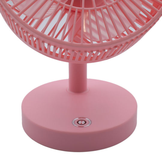 Uncle George Ventilator USB / Baterie 4W Roz 07.01.00-0015-PINK