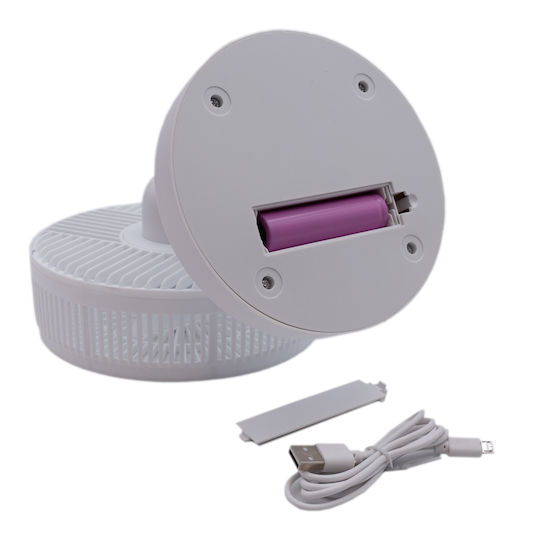 Uncle George Ανεμιστηράκι USB 4W Λευκό 07.01.00-0015-WHT