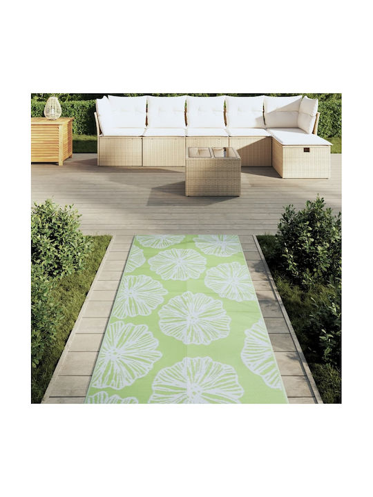 vidaXL Rug Outdoor Rectangular Green