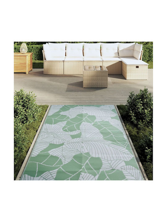 vidaXL Rug Outdoor Rectangular Green