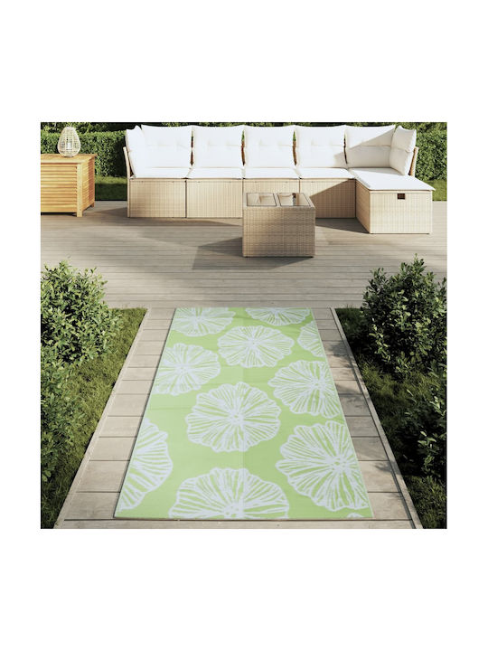 vidaXL Rug Outdoor Rectangular Green