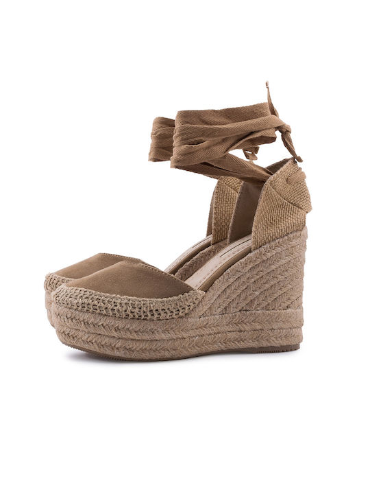 Baroque Women's Platform Espadrilles Brown